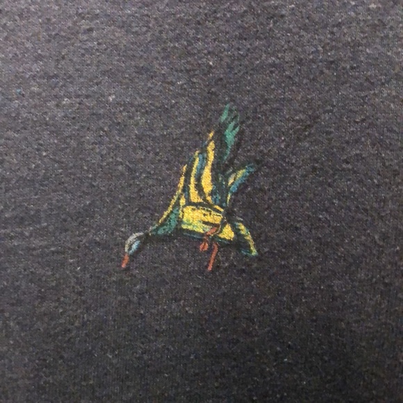 Vans crew neck sweatshirt navy with bird print - Picture 2 of 7